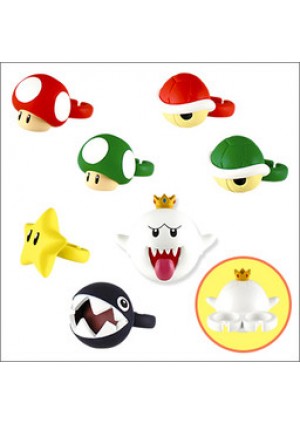 Gashapon Super Mario Fashion Ring Collection par Takara Tomy - Un item au Hasard